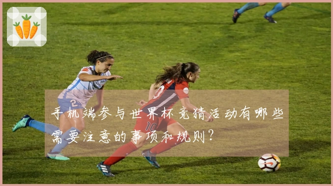 手机端参与世界杯竞猜活动有哪些需要注意的事项和规则？
